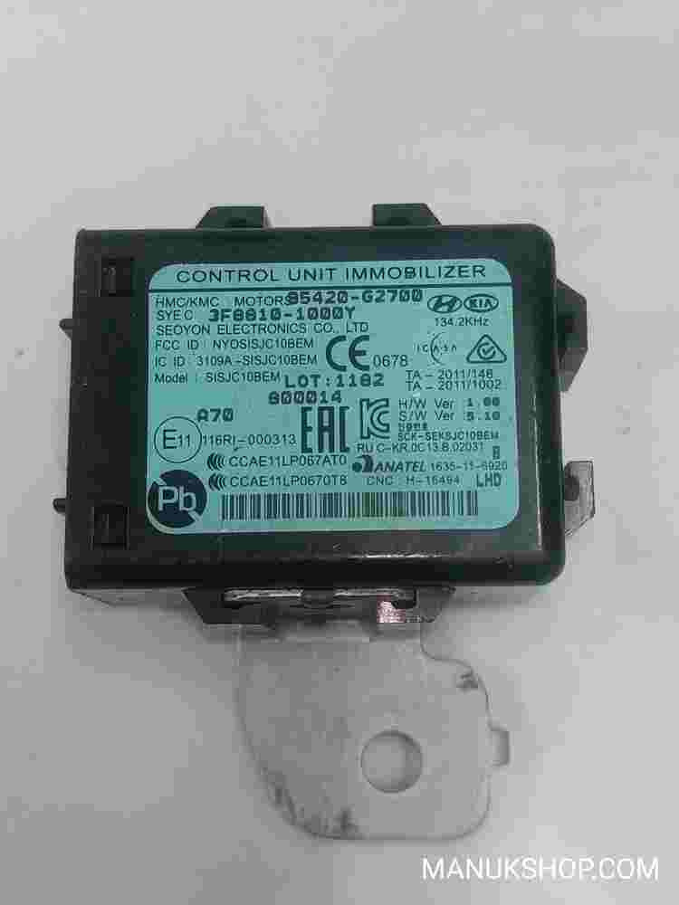 Steuergerät Wegfahrsperre Alarmmodul Kia Hyundai 95420G2700 3109ASISJC10BEM