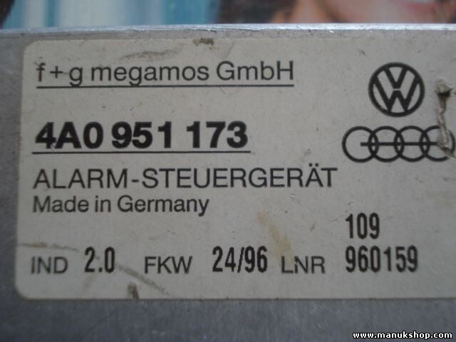 Steuergerät Wegfahrsperre VW Audi A6 C4 A8 4A0951173 4AO951173 IND.2.0