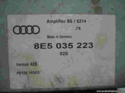 Verstarker Audi B6 6314 8E5035223 8E5 035 223 8E5O35223