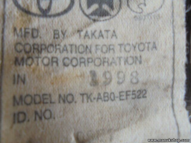 Sicherheitsgurt Gurt Toyota Land Cruiser J9 J10 100 TKAB0EF522 TK-AB0-EF522