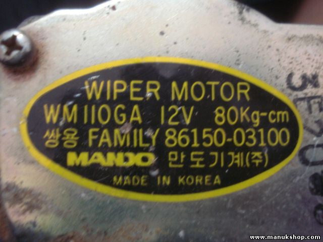 Heckwischermotor wischermotor hinten SsangYong Musso Korando (K4) 8615003100