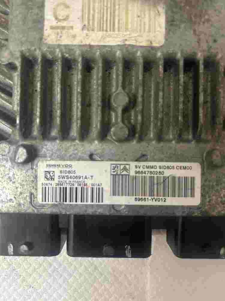 Motorsteuergerät Citroen C1 Peugeot 107 9664780280 89661YV012 SID805 5WS40691AT