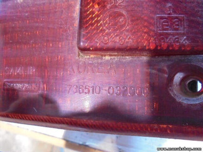 Rückleuchte SsangYong Musso Korando (K4) Family 2.5 D 1988 - 1997 736510032000