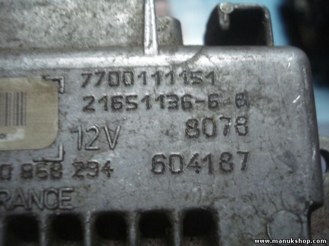 Motorsteuergerät Renault Clio 1.2 216511366B HOM7700869294 7700111151