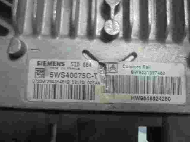 Motorsteuergerät Citroen C2 SW9651397480 SW 9651397480 HW9648624280 5WS40075C-T