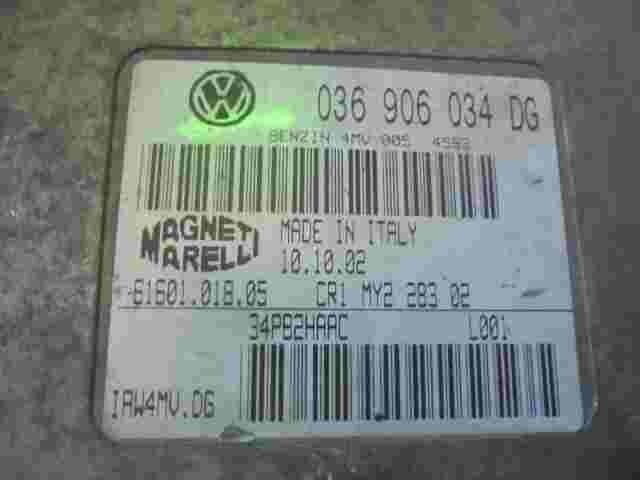 Motorsteuergerät Seat Ibiza 6L 036906034DG MAGNETI MARELLI 6160101805 IAW4MVDG