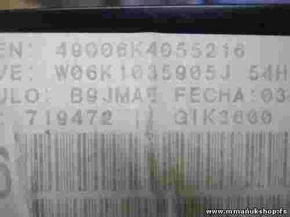 Klimabedienteil Seat Ibiza 6k1 1999-2002 6K1035905J54H 6K1035905J W6K1035905J54H