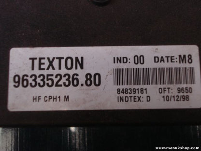 Steuergerät Zentralverriegelung Citroen Xsara 1.9 TEXTON 9633523680 INDTEX D