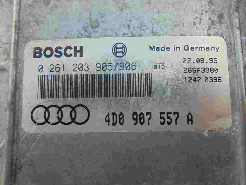 Motorsteuergerät Audi A8 4D0907557A 4DO907557A BOSCH 0261203905/906