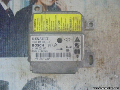 Airbagsensor Airbagsteuergerät  Renault  7700428310C 7700 428 310-C 0285001157