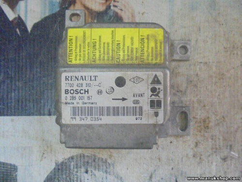 Airbagsensor Airbagsteuergerät  Renault  7700428310C 7700 428 310-C 0285001157