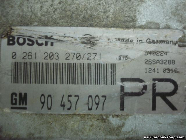 Motorsteuergerät Opel Omega B 2.5L 90457097 PR GM 26SA3448 940519 0261203270/271