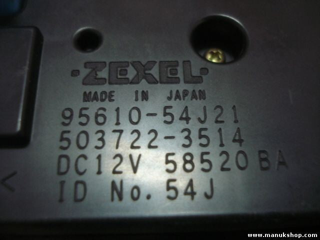 Klimabedienteil Suzuki 9561054J21 95610 54J21 5037223514 503722 3514