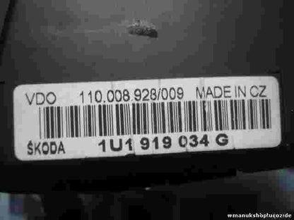 Kombiinstrument Tacho Skoda Octavia 1.9 TDI 1U1 919 034 G 1U1919034G VDO