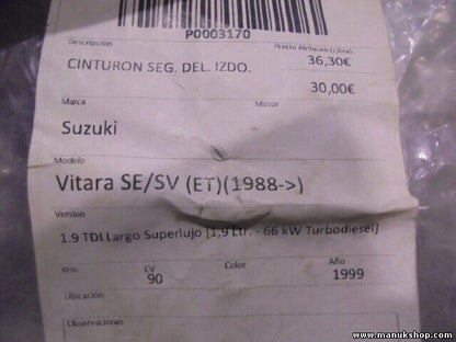 Sicherheitsgurt Gurt  vorne links Suzuki Vitara SE/SV ET  222172 01KPT222172