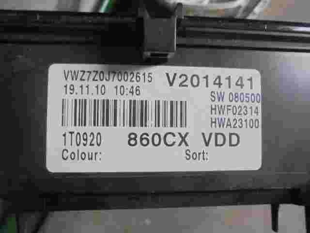 Tachoscheiben Touran Caddy 1T0920860CX 1T0920860CX001 1TO920860CX VDO V2014141