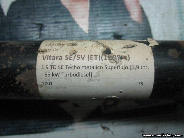 Kardanwelle Kardan hinten Suzuki Vitara SE/SV 55KW 1.9 TDI 2001 01328900004
