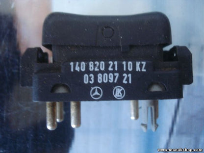 Fensterheber schalter Mercedes-Benz W140 400SE 1408202110KZ LK 03809721
