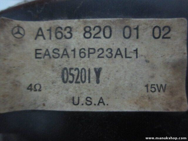 Lautsprecher Mercedes-Benz W163 M Klasse ML 320 A1638200102 EASA16P23AL1