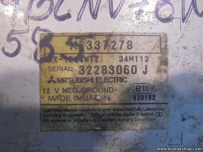 Radio CD Mitsubishi Montero Pajero MR337278 32283060J 32283060 J