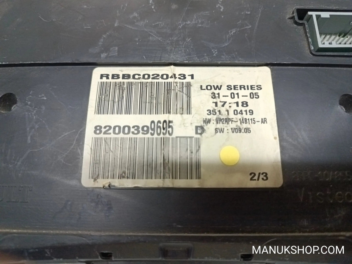 Kombiinstrument Tacho Renault Megane  8200399695D VP2APF14B115AR 35110419