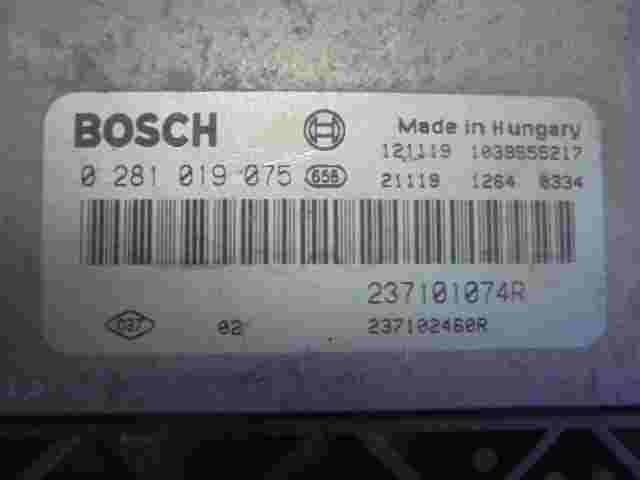 Motorsteuergerät Renault Scenic 3 Megane 237101074R 237102460R BOSCH 0281019075