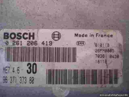 Motorsteuergerät Citroen C5 9637137380 96 371 373 80 BOSCH 0261206419 26FM0805