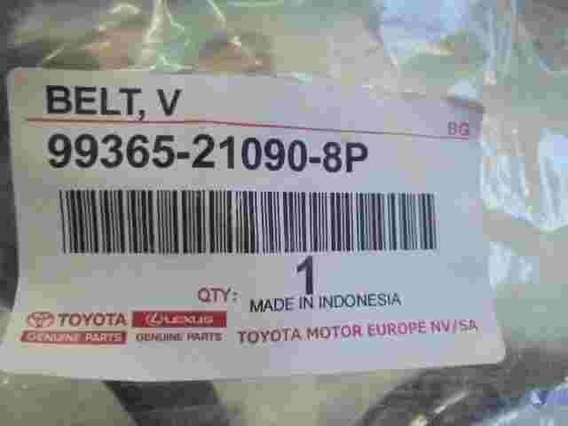 V-Ribbed Belt  Toyota RAV4 I Hılux 99365210908P 99365-21090-8P