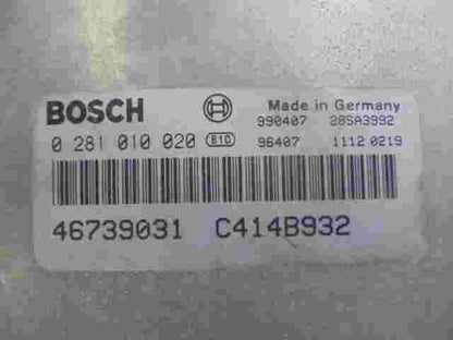 Motorsteuergerät Alfa Romeo 156 46739031 C414B932 BOSCH 0281010020 28SA3992
