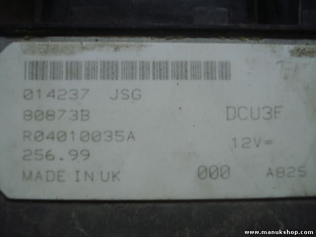 Motorsteuergerät Fiat Punto 1.9 JTD REF 12V 46760545 DCU3F.001 R04010035A