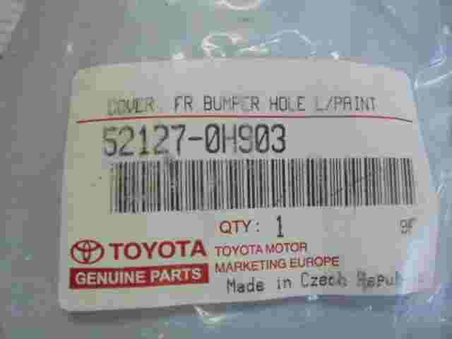 Front Bumper Hole Cover  Toyota Aygo 521270H903 52127-0H903