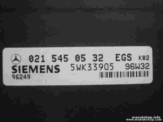 Getriebesteuerung Mercedes-Benz EGS W210 W202 0215450532 SIEMENS 5WK33905