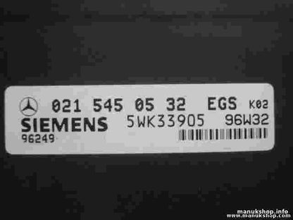 Getriebesteuerung Mercedes-Benz EGS W210 W202 0215450532 SIEMENS 5WK33905