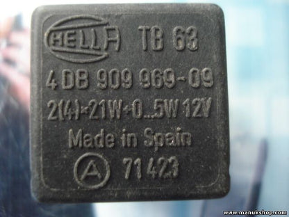 Relais TB 63 HELLA 4DB90996909 4DB 909 969-09 4DB909969-09 71423