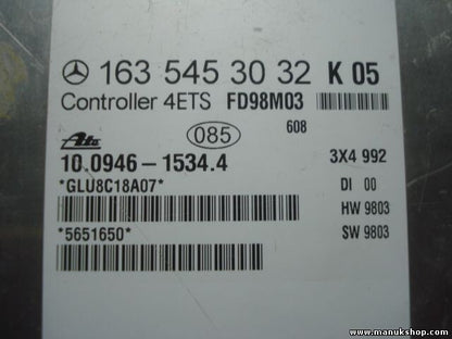 Getriebesteuerung Mercedes-Benz ML W163 1635453032 K05 4ETS ATE 10094615344
