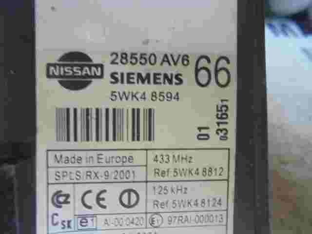 Komfortsteuergerät KSG Nissan Primera 28550AV666 Siemens 5WK48812 5WK48124