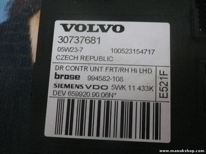 Fensterheber steuergerät Volvo S40 30737681 994582108 5WK11433K 100523154717