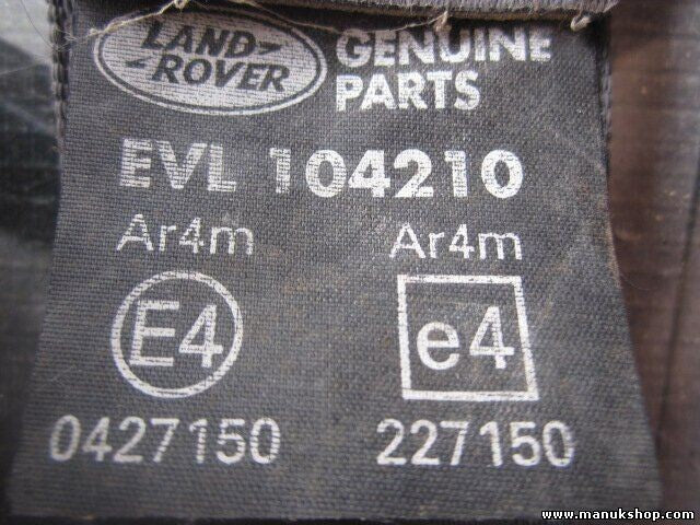 Sicherheitsgurt Gurt Land Rover Discovery 2 EVL104210 EVL 104210