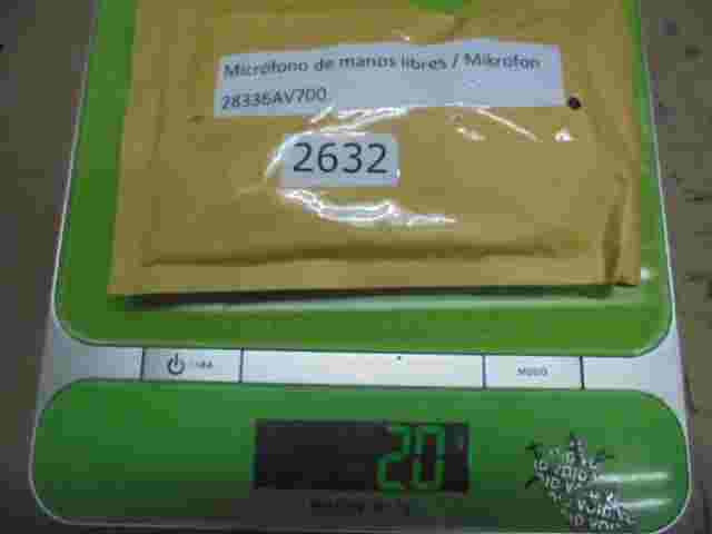 Mikrofon Freisprechanlage Nissan Primera P12 Bj 01-06 28336AV700