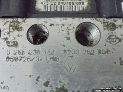 Hydraulikblock Dacia Logan 8200262807 BOSCH 0265231488 0 265 231 488 0265800396