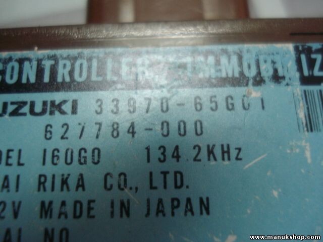 Steuergerät Wegfahrsperre Alarmmodul Suzuki Baleno Esteem 3397065G01 RTT X1269