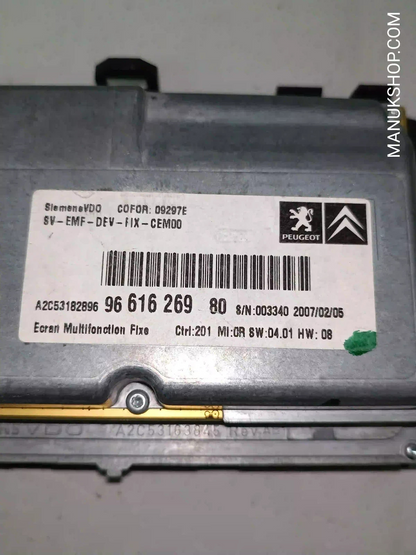 Bordcomputer Peugeot 407 Citroen C5 C6 9661626980 96 616 269 80 A2C53182896