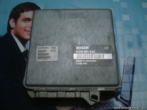 Motorsteuergerät BMW E36 318 TDS 2245541 22460613U3 2246061 3U3 BOSCH 0281001243