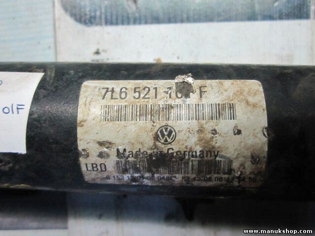 Kardan vorne Touareg 7L Audi Q7 3.0 TDI 7L6521101F F LB0 8 153 13 01 08 048C