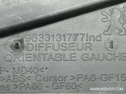 Lüftungsdüse Peugeot 208 9633131777