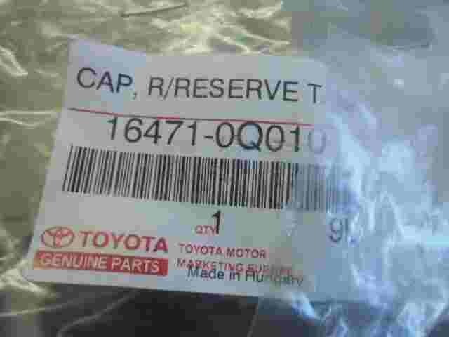 Cap Radiator Reserve Tank  Lexus Toyota Aygo  164710Q010  16471-0Q010