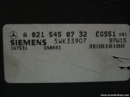 Getriebesteuerung Mercedes-Benz W210 A0215450732 EGS51 5WK33907 167531 GS0003