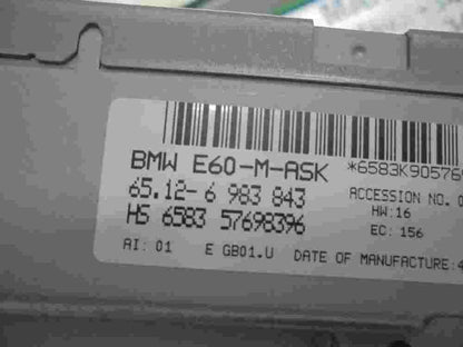 System-Controller Navigation BMW E60 M-ASK 65126983843 65.12-6 983 843