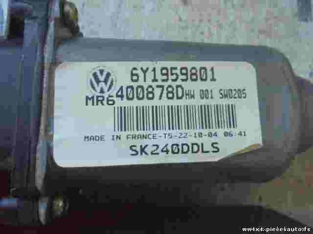 Fensterheber motor  Skoda Fabia 6Y1959801 TEMIC 401350A6