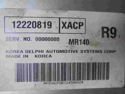 Motorsteuergerät  Daewoo Rezzo Chevrolet Tacuma 12220819 Delphi MR140 XACP R9